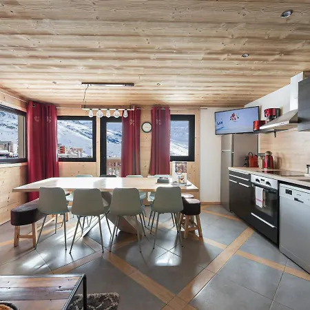 Moderne Pour 12 Personnes Avec Wifi, Au Coeur De - Fr-1-640-3 Apartament Val Thorens